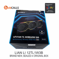 Lian-Li 12TL1W3B Case Fan - FDB - Black 120x120x28 mm 3 pcs Retail