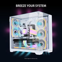 Lian-Li 12RSL1W3W UNI FAN SL 120 Wireless RGB 120mm Fan Reverse Blade White