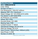 Lian Li 12RSLIN1W1W UNI FAN SL-Infinity 120 Mirror Wireless Control ARGB White
