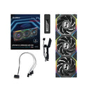 Lian-Li 12RSLLCD1W3B Case Fan - UNI FAN SL 2.4GHz Wireless 1.6 LCD RGB