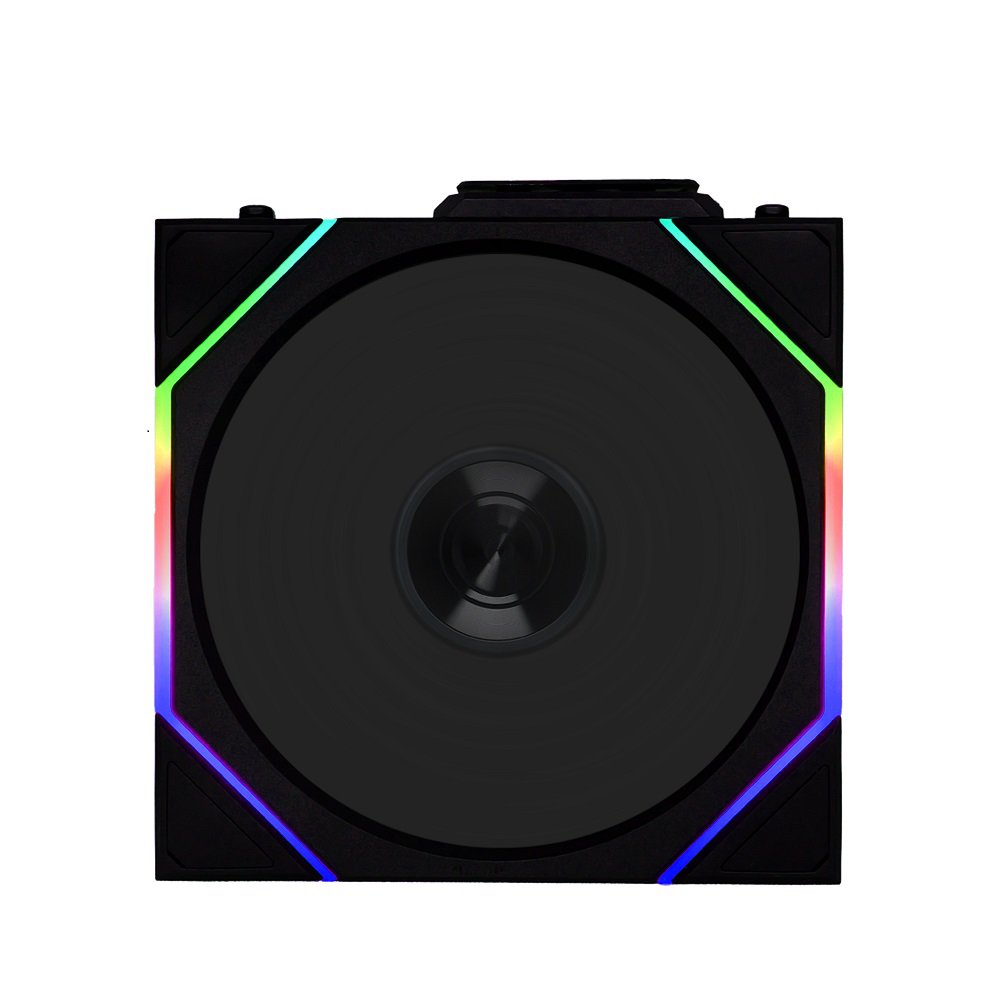 Lian-Li 12RTL1W1B Case Fan - FDB fan Black 120x120x28 mm reverse blade Retail