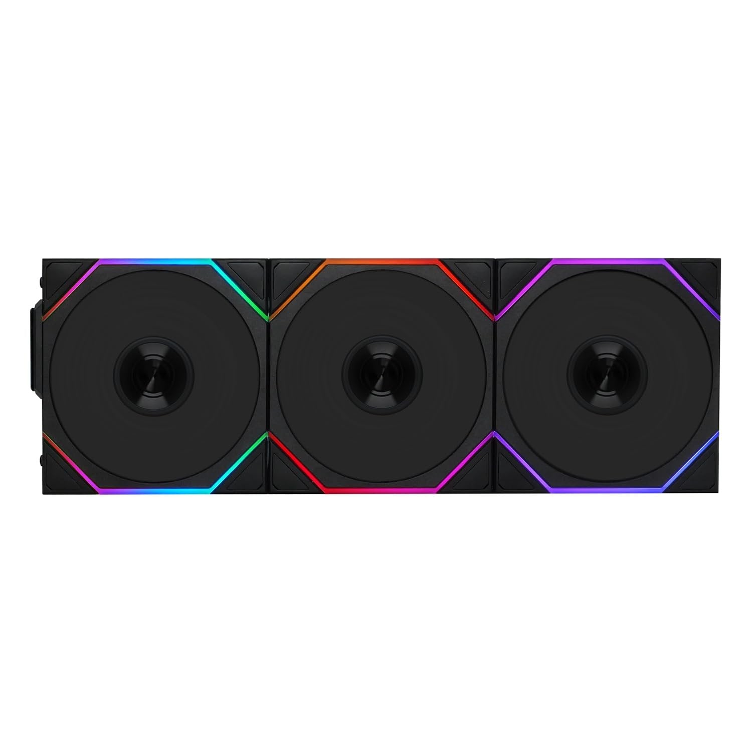 Lian-Li 12RTL1W3B Case Fan - FDB Black 120x120x28 mm 3 pcs reverse blade Retail
