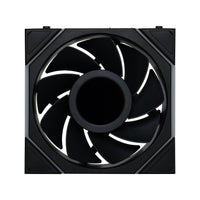 Lian-Li 12RTLLCD1W1B Case Fan - FDB - Black 120x120x28 mm Reverse Blade