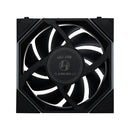 Lian-Li 12RTLLCD1W1B Case Fan - FDB - Black 120x120x28 mm Reverse Blade