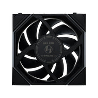 Lian-Li 12RTLLCD1W1B Case Fan - FDB - Black 120x120x28 mm Reverse Blade