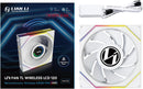 Lian-Li 12RTLLCD1W1W Fan - FDB fan White 120x120x28 mm - reverse blade