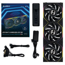 Lian Li 12TLLCD1W3B Seamless Wireless Control LCP Fan Blade LCD RGB Triple Pack