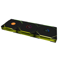 Lian Li 12TLLCD1W3B Seamless Wireless Control LCP Fan Blade LCD RGB Triple Pack