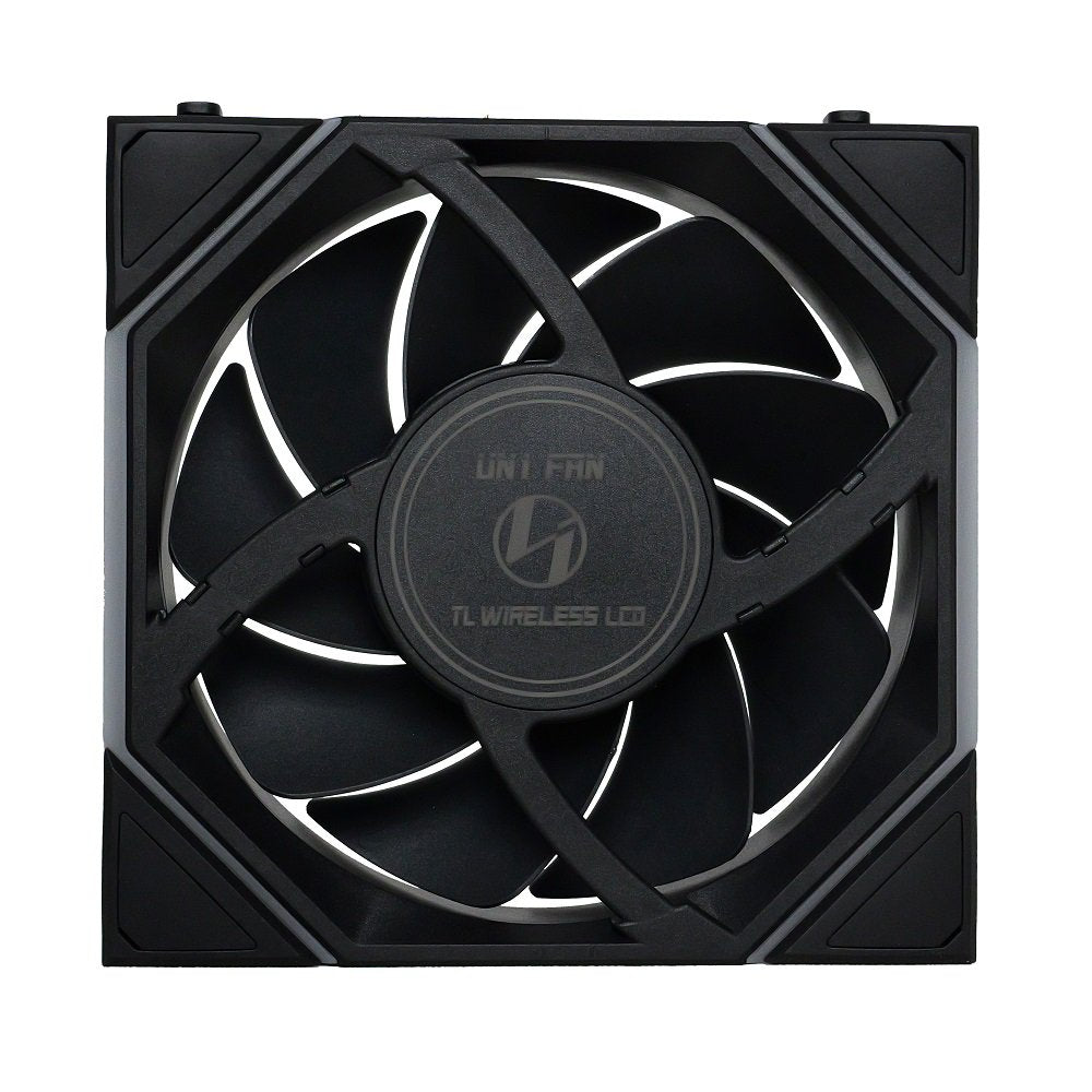 Lian Li 12TLLCD1W3B Seamless Wireless Control LCP Fan Blade LCD RGB Triple Pack