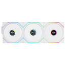 Lian-Li 12TLLCD1W3W Fan - FDB fan White 120x120x28 mm - Retail