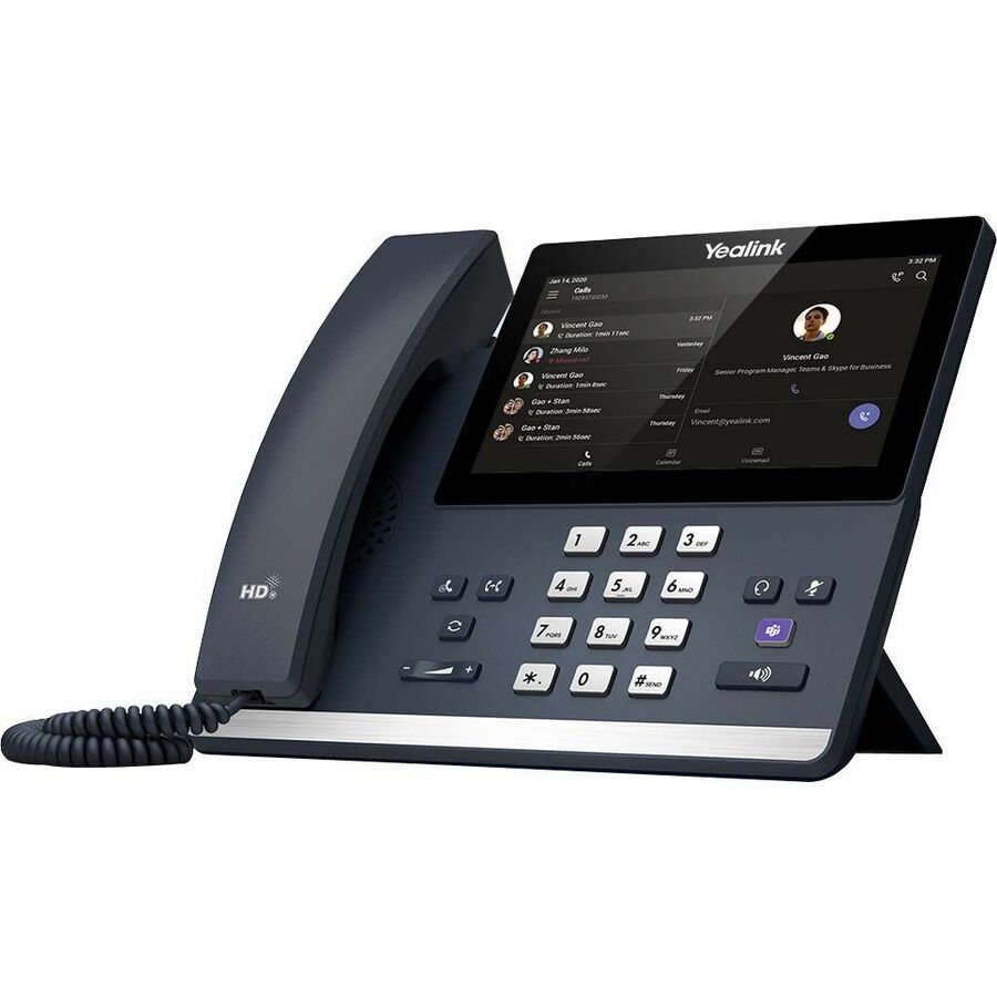 Yealink 1301017 IP Phone - Corded - Bluetooth, Wi-Fi - Wall Mountable, Desktop