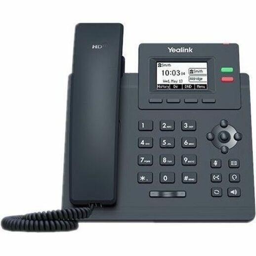 Yealink 1301044 SIP-T31G IP Phone - Corded - Wall Mountable - 2 x Total Line