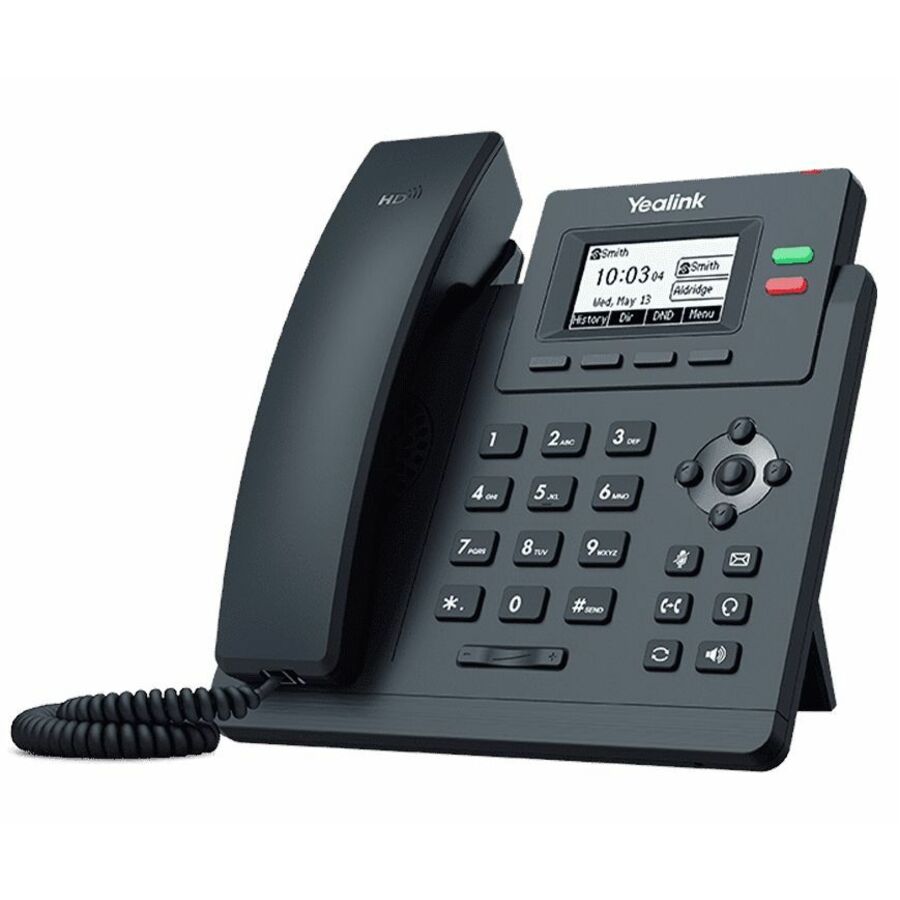 Yealink 1301044 SIP-T31G IP Phone - Corded - Wall Mountable - 2 x Total Line