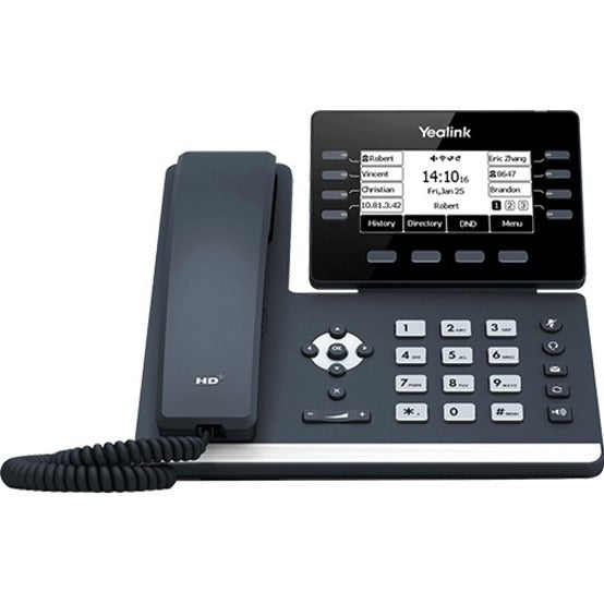 Yealink 1301086 SIP-T53 IP Phone - Corded - Wall Mountable, Desktop
