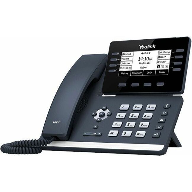 Yealink 1301087 SIP-T53W IP Phone - Corded/Cordless - Classic Gray