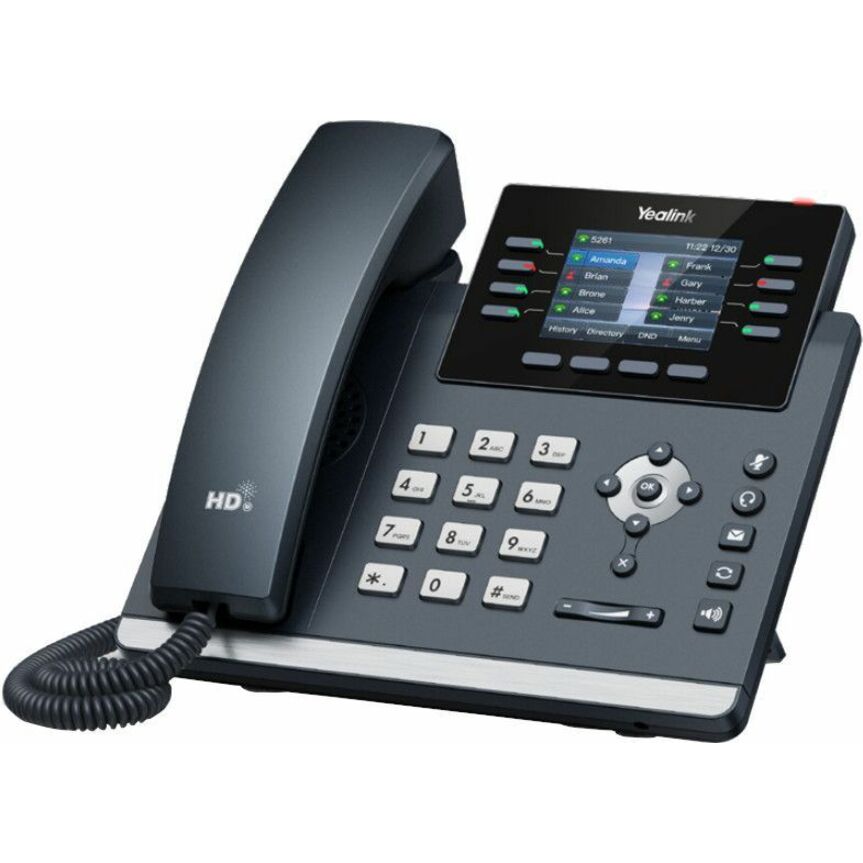 Yealink 1301213 SIP-T44W IP Phone - 2.8" LCD - Corded/Cordless -Bluetooth,Wi-Fi