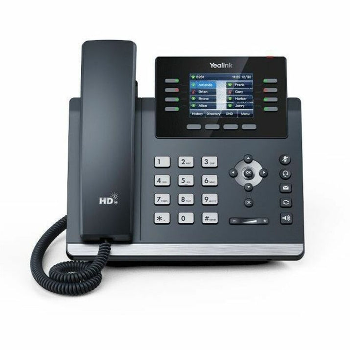 Yealink 1301214 SIP-T44U IP Phone - Corded - Wall Mountable - Classic Gray