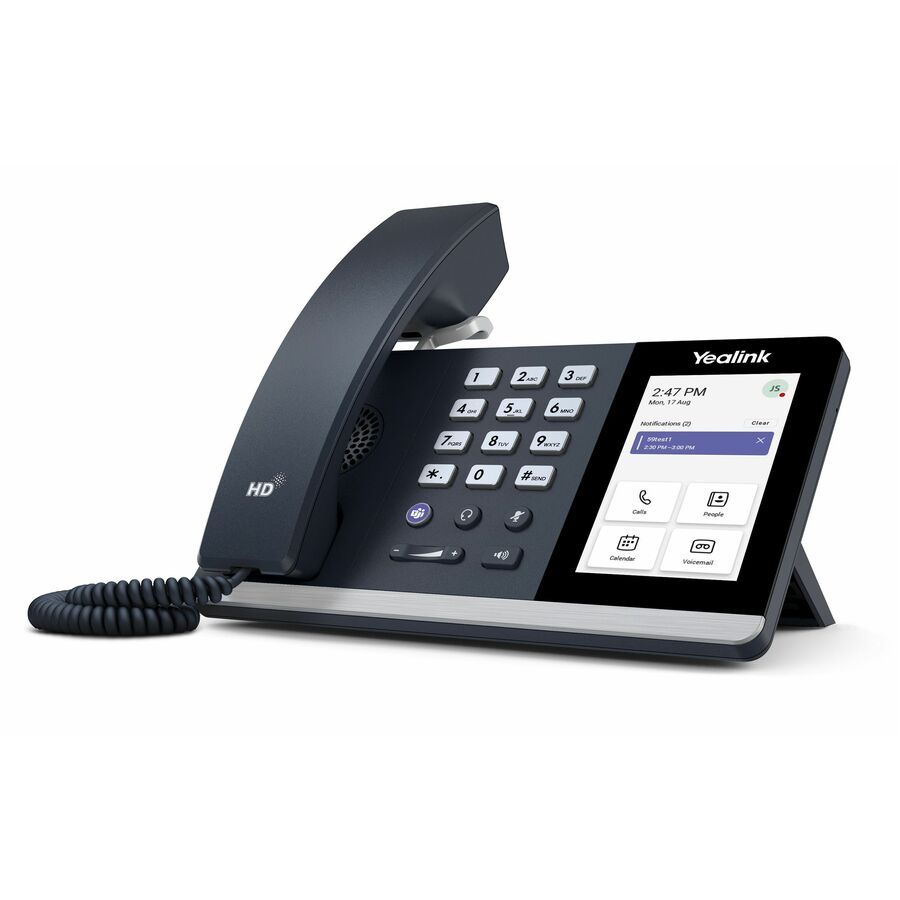 Yealink 1301215 IP Phone - Corded - Bluetooth, Wi-Fi - Wall Mountable, Desktop