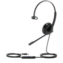 Yealink 1308046 USB Wired Headset - Mono - USB - Wired - Over-the-head - Black