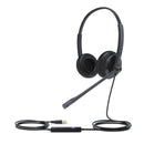 Yealink 1308048 USB Wired Headset - Stereo - USB - Wired - Over-the-head - Black