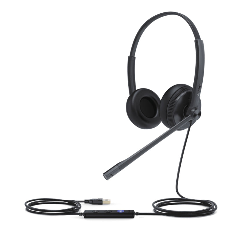 Yealink 1308048 USB Wired Headset - Stereo - USB - Wired - Over-the-head - Black