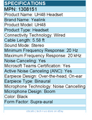 Yealink 1308151 UH48 Headset - Stereo - USB Type A, USB Type C - Wired