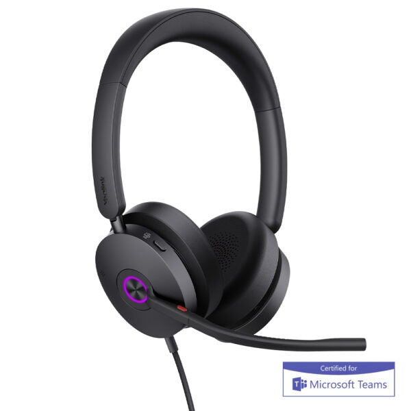 Yealink 1308151 UH48 Dual Teams USB-C/A ANC USB Wired Headset Retail