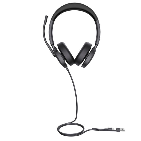 Yealink 1308152 Headset - UH48 Dual UC USB-C A ANC USB Wired - Retail