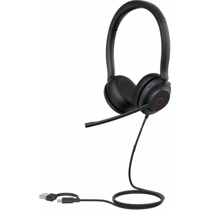 Yealink 1308164 USB Wired Headset - Microsoft Teams Certification -Stereo -Black