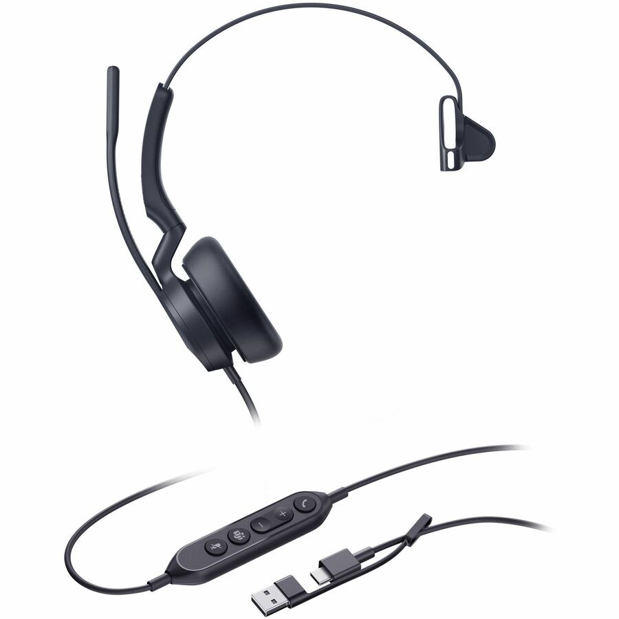 Yealink 1308184 UH46 Headset - Microsoft Teams Certification - Mono - USB Type C