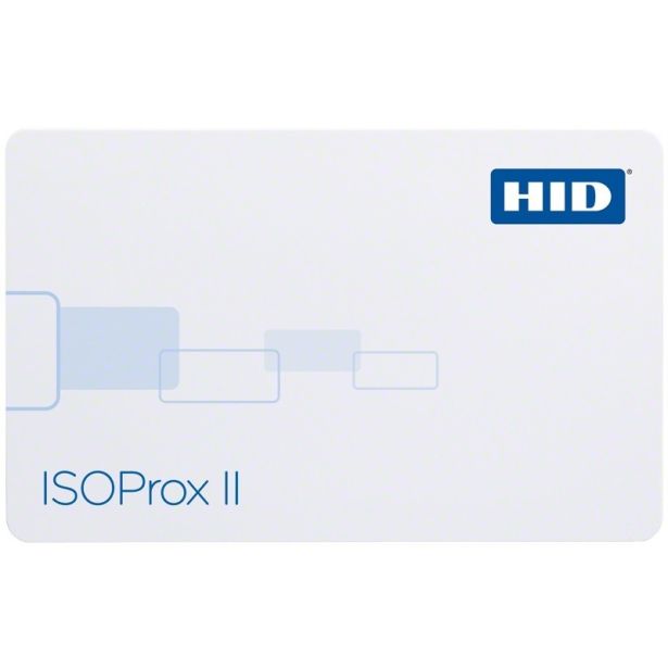 HID 1386NGGNH Proximity 1386 ISOProx II Card, Non-Programmed, F-Gloss, B-Gloss