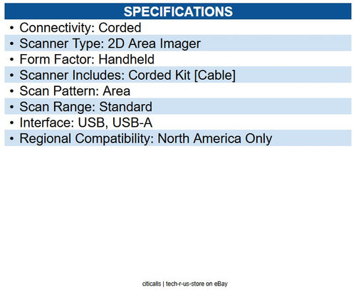 Honeywell 1400GSR-1USB-N Voyager XP Curve USB Kit: Tethered, General Duty, 1D/2D