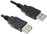 NCR 1432-C158-0040 USB cable Type A to 2x4 LatchN-Lock, 4M - Black