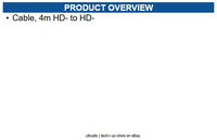 NCR 1432-C527-0040 Cable, 4m HD- to HD-