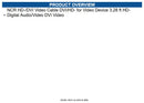 NCR 1432-C529-0010 Cable, HD-/DVI Video Cable DVI/HD- for Video Device 3.28 ft