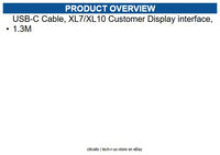 NCR 1432-C849-0013 USB-C Cable, XL7/XL10 Customer Display interface, 1.3M