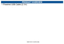 NCR 1432-C995-0021 Powered USB Cable (2.1m)