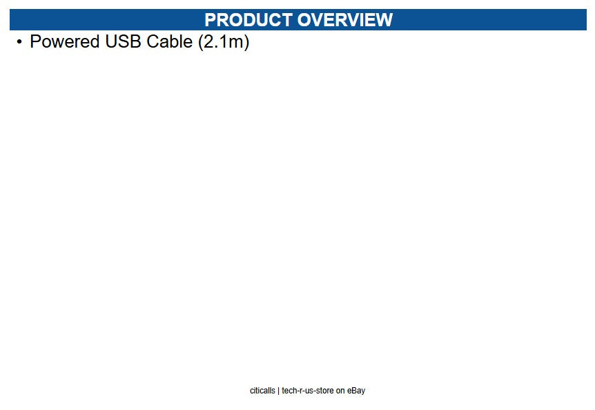 NCR 1432-C995-0021 Powered USB Cable (2.1m)