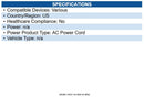 TSC 14514 Bluebird Ac Power Cord North America