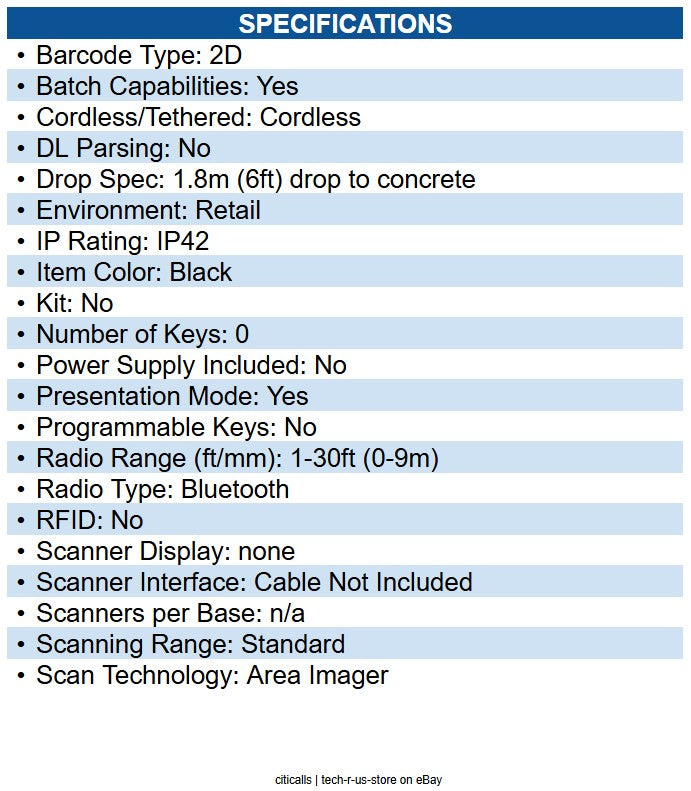 Honeywell 1472G2D-2-N Voyager Extreme Performance (XP) 1472g Durable 2D Scanner