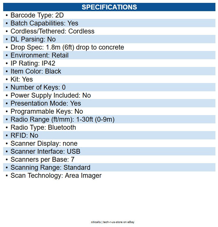 Honeywell 1472G2D-6USB-5-N Voyager Extreme Performance (XP) 1470g Durable