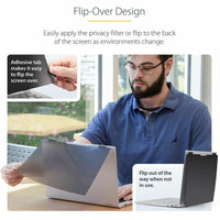 StarTech 14LTPRIVACYSCREEN 14-inch 16:9 Flip-Over Privacy Screen with Touch