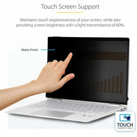 StarTech 14LTPRIVACYSCREEN 14-inch 16:9 Flip-Over Privacy Screen with Touch