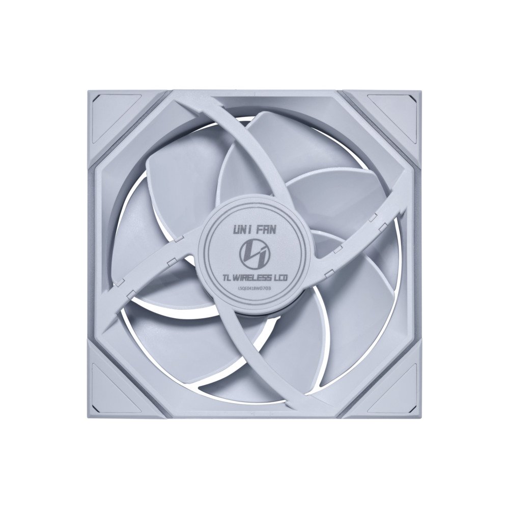 Lian Li 14TLLCD1W1W UNI FAN TL LCD Wireless Signal Mirror 140 RGB 28mm FDB White
