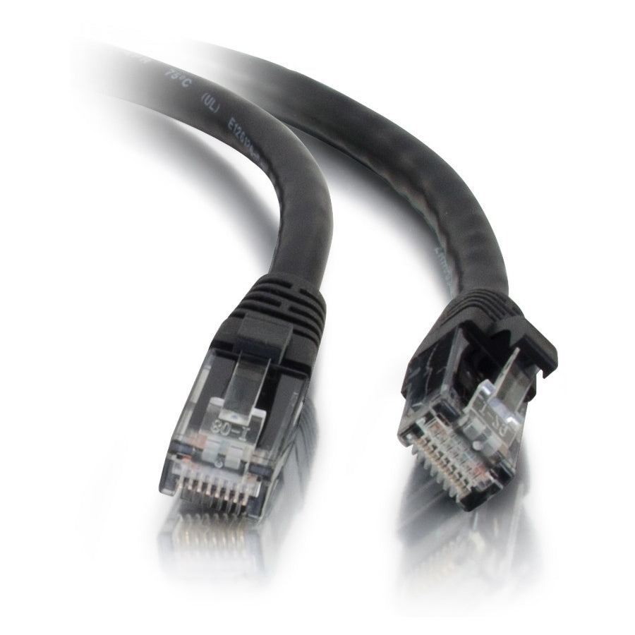 C2G 15208 14ft Cat5e Ethernet Cable Snagless Unshielded (UTP) Black - RJ-45 Male
