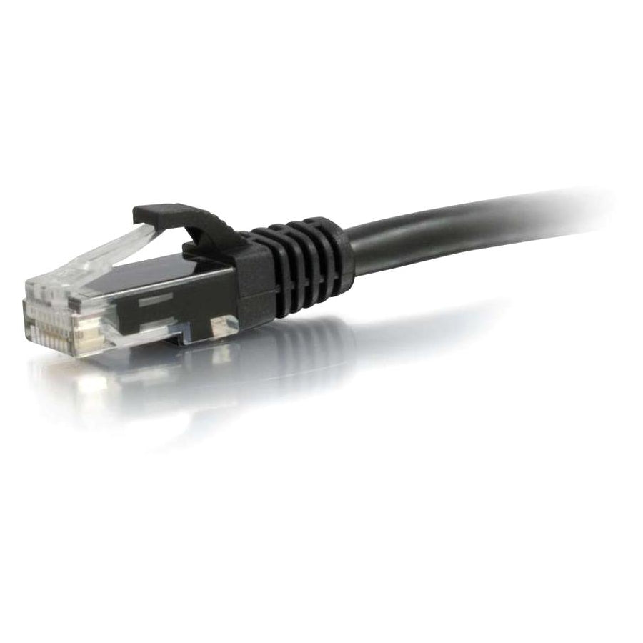 CablesToGo 15222 25ft Cat5e Ethernet Cable Snagless Unshielded (UTP) - Black