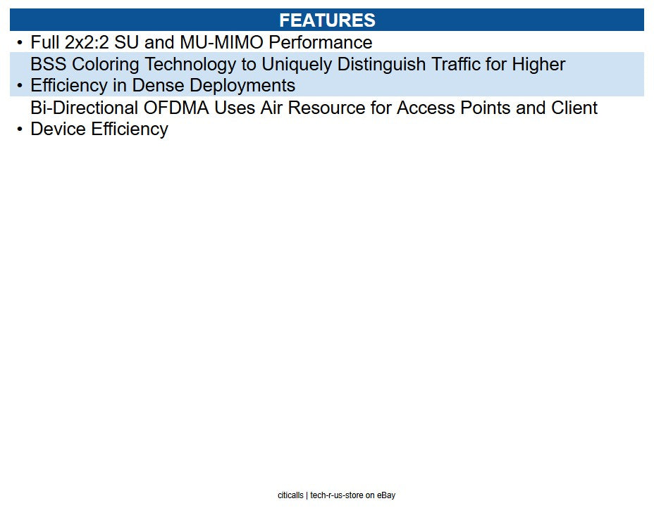 Adtran 1700971F1 Bluesocket 6020 802.11ax 2x2:2 Indoor Access Point