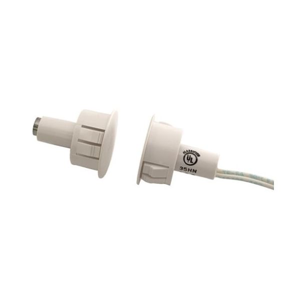 GRI 195-12-G-IND Steel Door Recessed Switch Set, 1/2" Gap DPDT, Gray