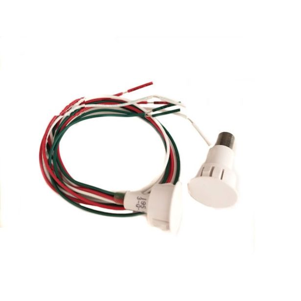 GRI 195-12WG-W 10 PACK Steel Door Recessed Switch Set, 3/4" Gap DPDT, White