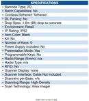 Honeywell 1960GHD-2-N Xenon Ultra 1960G Corded Handheld Barcode Scanner Cable